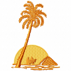 Trees Embroidery Design 9